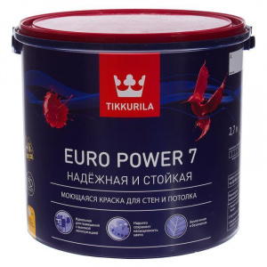 ������ Tikkurila EURO 7 ����������� ��������  ������� 2,7 ����� ���� �