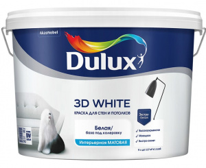 ������ DULUX 3D WHITE ��� ���� � ��������  9 ������ ���� BW